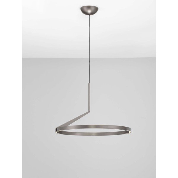 Sudraba krāsas alumīnija LED piekaramā lampa ar regulējamu spilgtumu ø 60 cm Tilia – Nova Luce-image-3