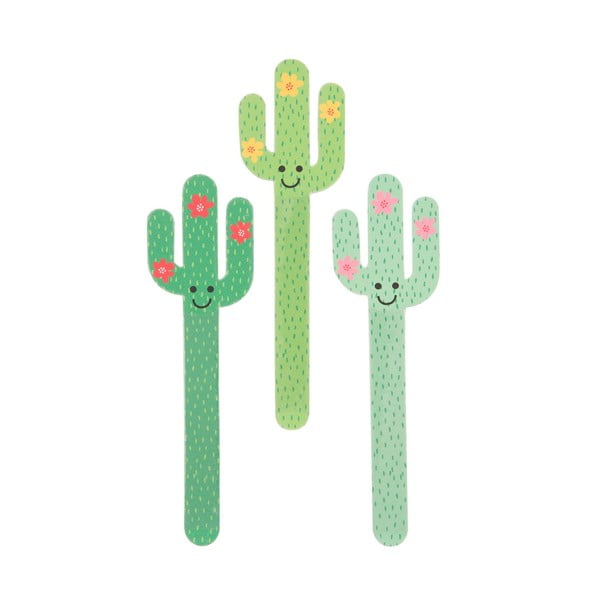 3 nagu vīlīšu komplekts Sass & Belle Cactus