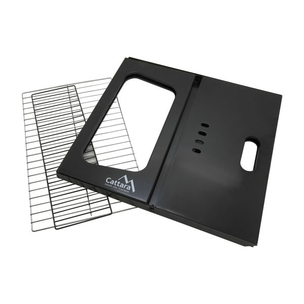 Melns salokāms kokogļu grils Cattara Piran-image-4