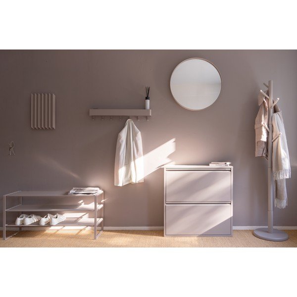 Pelēkbrūns metāla apavu plaukts 70x48,5x29 cm Rex – Spinder Design-image-4