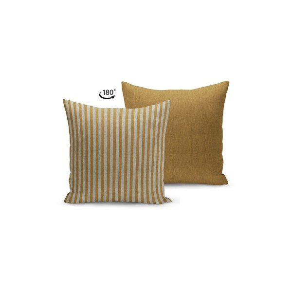 Brūns spilvena pārvalks Kate Louise Stripes, 45 x 45 cm-image-1