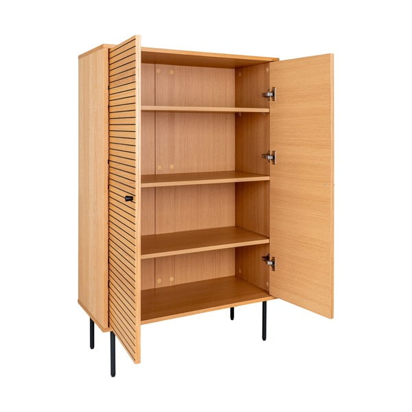 Dabīga toņa skapītis ar ozolkoka imitāciju 80x130 cm Kyoto – House Nordic-image-4