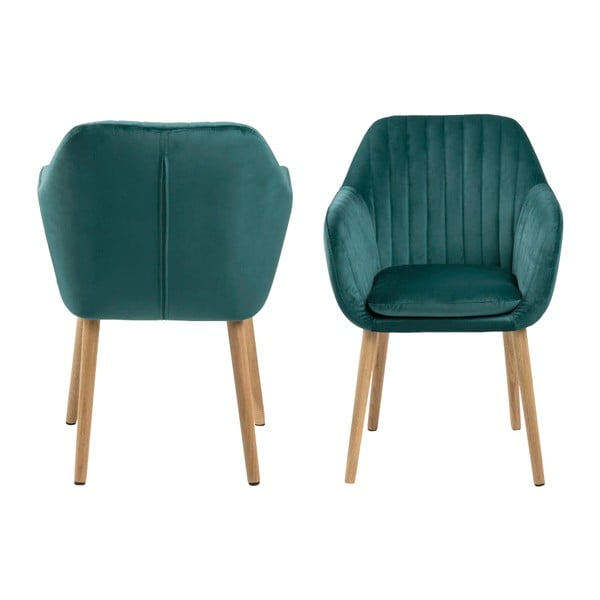 Tirkīzzils ēdamistabas krēsls Actona Emilia Vic-image-3