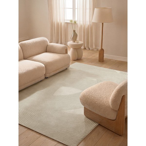 Krēmkrāsas vilnas paklājs 160x230 cm Kensington Victoria – Ted Baker-image-1