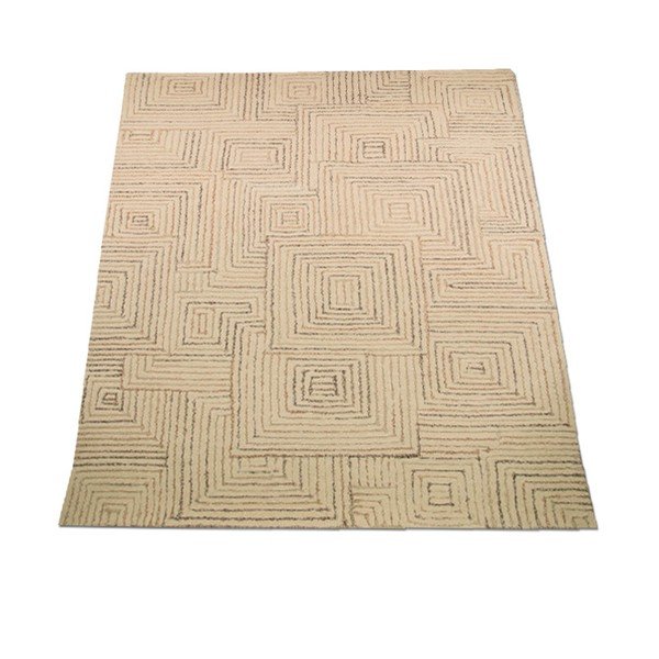 Vilnas paklājs Maze 120x170 cm, bēšs-image-2