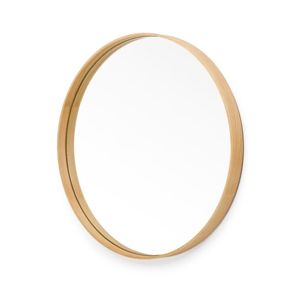 Sienas spogulis ar ozolkoka rāmi Wireworks Glance, ø 45 cm-image-2