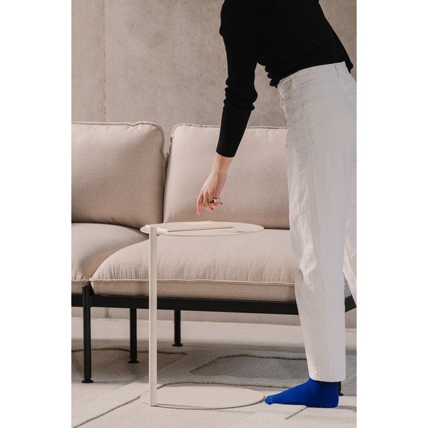 Tērauda apaļš sānu galdiņš 41x40 cm Ande – noo.ma-image-3