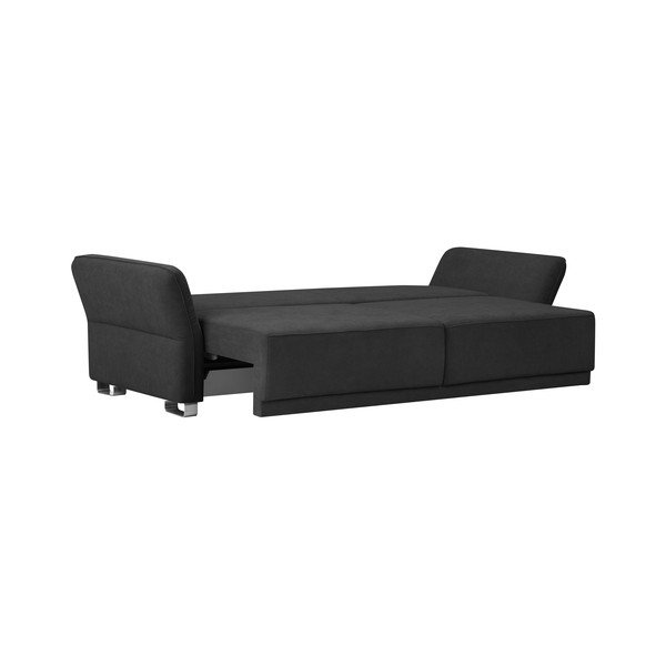 Tumši pelēks dīvāns ar uzglabāšanas vietu Windsor & Co Sofas Casiopeia, 245 cm-image-4