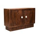 Tumša dabīga toņa mango masīvkoka kumode 40x75x116 cm Sangar – Premier Housewares