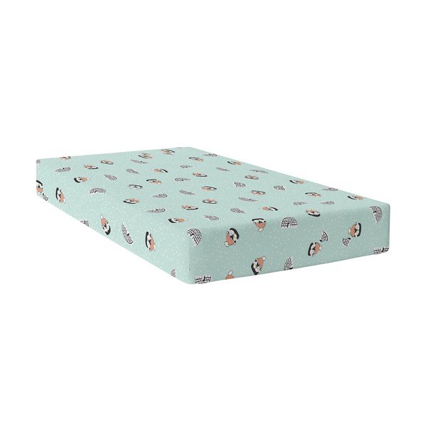 Bērnu kokvilnas palags Moshi Moshi Patchwork Igloo, 90 x 200 cm-image-3