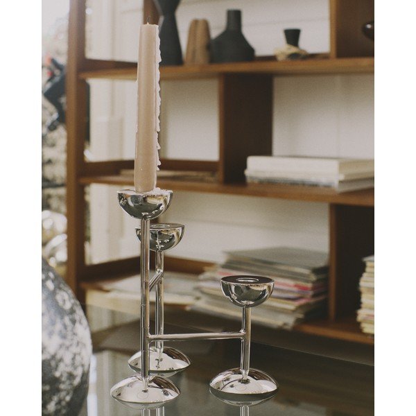 Metāla svečturis Nirela – Kave Home-image-1