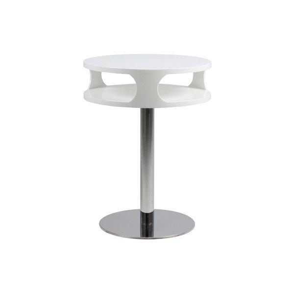 Balts kafijas galdiņš Actona Caspian, augstums 60 cm-image-2