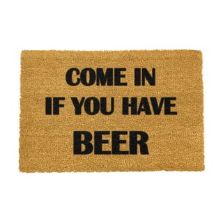 Dabīgās kokosšķiedras paklājs Artsy Doormats Come Again and Bring Beer, 40 x 60 cm