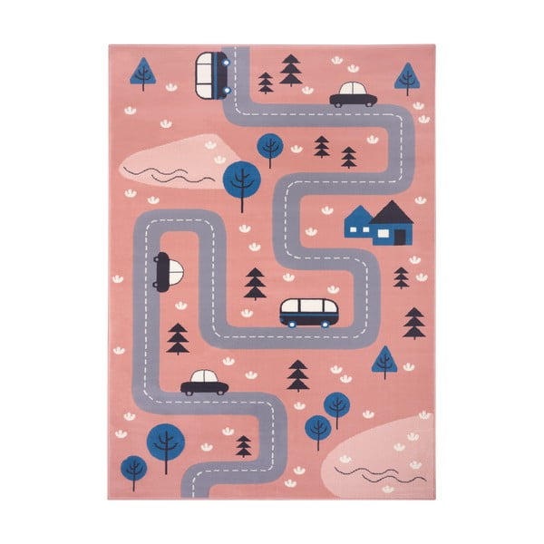 Rozā bērnu paklājs 120x170 cm Adventures – Hanse Home