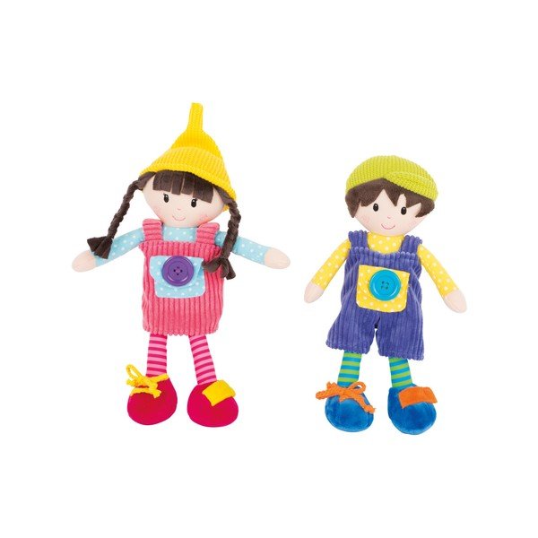 2 bērnu lupatu leļļu komplekts Legler Noah & Emma-image-2