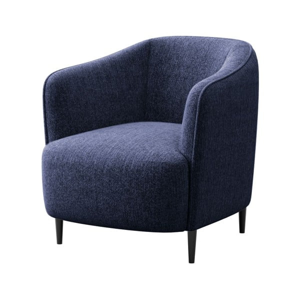 Tumši zils atpūtas krēsls Galbe – Ghado-image-2