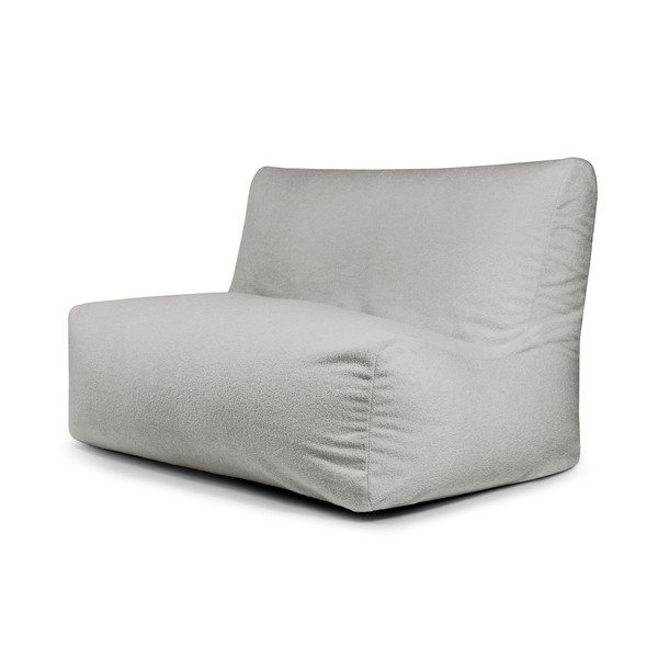 Gaiši pelēks sēžammaiss no buklē auduma Sofa Seat Lounge – SLOWDOWN