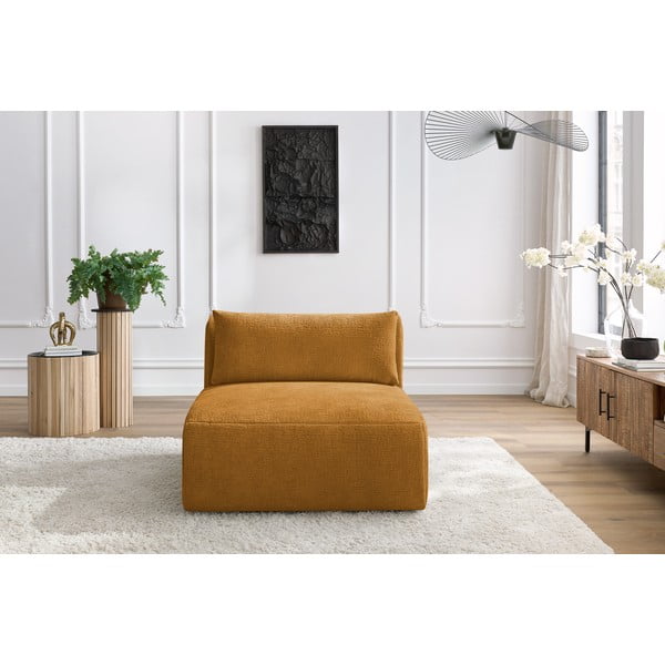 Sinepju dzeltens dīvāna modulis Jeanne – Bobochic Paris-image-1