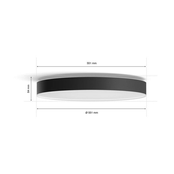 LED viedā griestu lampa 48 W Enrave – Philips Hue-image-4