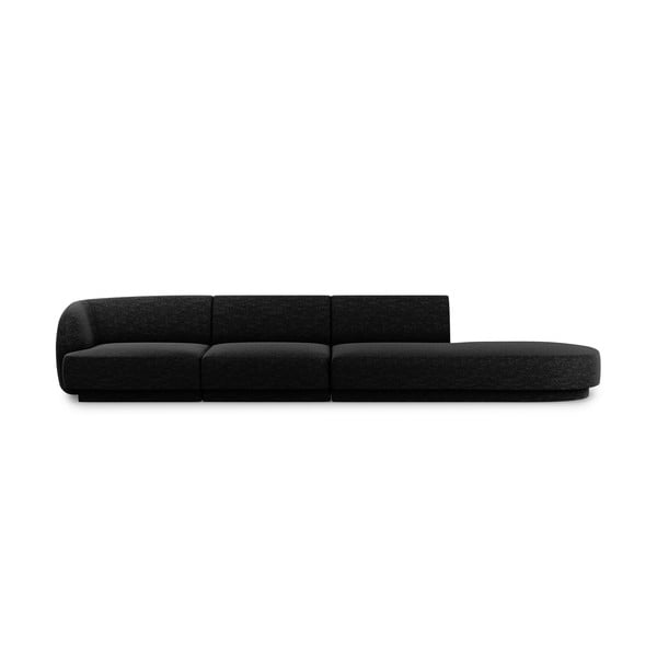 Antracīta pelēks dīvāns 302 cm Miley – Micadoni Home