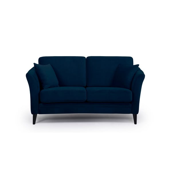 Tumši zils samta dīvāns 165 cm Eden – Scandic
