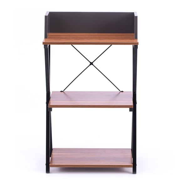 Darba galds ar valrieksta koka imitācijas galda virsmu 30x50 cm Hexe – Homede-image-2