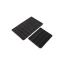 Antracīta pelēki vannas istabas paklājiņi (2 gab.) 50x80 cm Yeni Cizgli – Foutastic