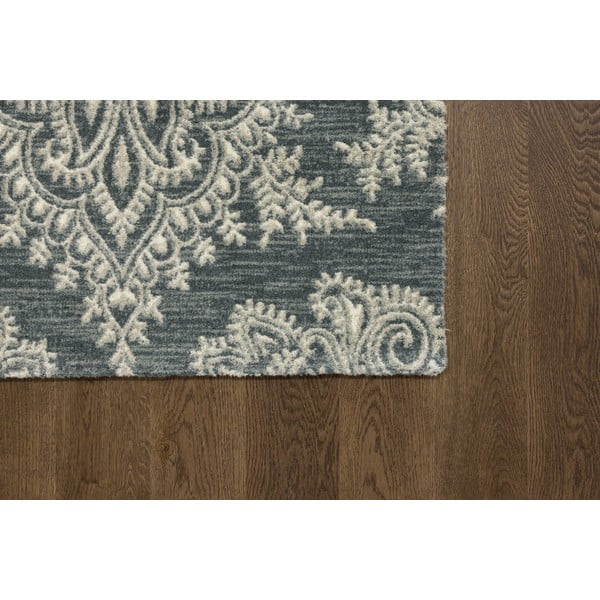 Pelēks vilnas paklājs 170x240 cm Jolene graphite – Agnella-image-3