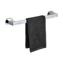 Spīdīgas sudraba krāsas nerūsējošā tērauda pašturošs dvieļu turētājs Maribor – Wenko