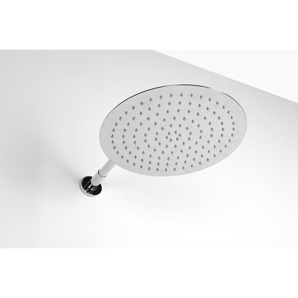 Spīdīgas sudraba krāsas misiņa dušas savienojuma daļa ø 6 cm – Sapho-image-2