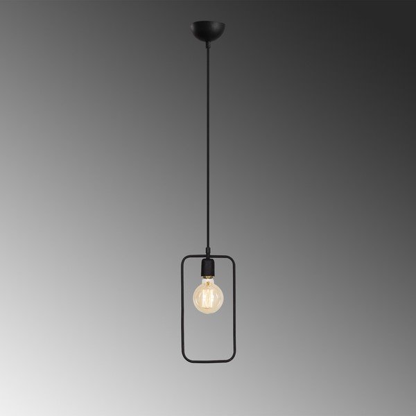 Melna piekaramā lampa Geonni – Opviq lights-image-1