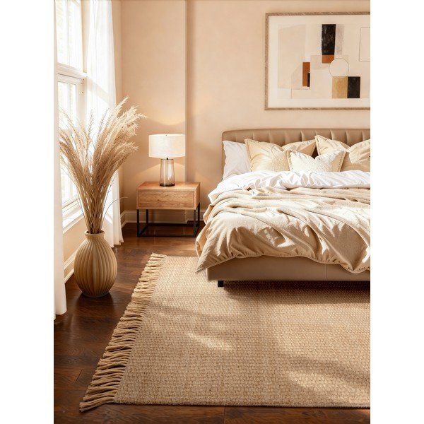 Dabīga toņa divpusējs/ar rokām darināts džutas paklājs 200x300 cm Fjord – Hanse Home-image-1