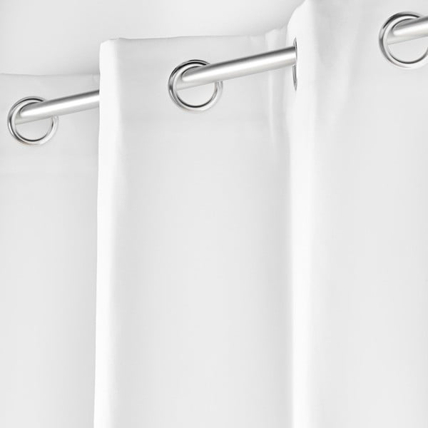 Balts mikrošķiedras siltumizolējošs aizkars 135x180 cm Micropolar – douceur d'intérieur-image-2