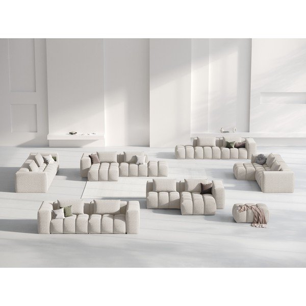 Bēšs stūra dīvāns (ar labo stūri/ar zvilni) Verona – Cosmopolitan Design-image-1