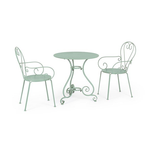 Tērauda apaļš dārza galdiņš ø 70 cm Etienne – Bizzotto-image-3