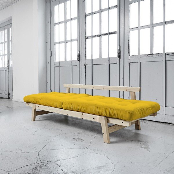 Dīvāns gulta Karup Step Natural/Amarillo-image-2