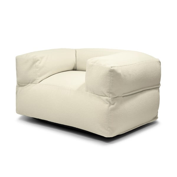 Krēmkrāsas sēžammaiss no buklē auduma MooG – SLOWDOWN