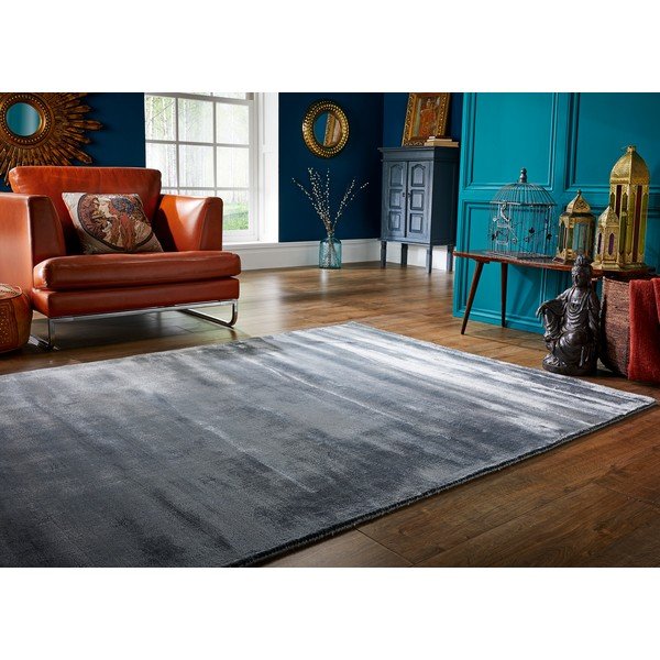 Pelēks ar rokām austs paklājs Flair Rugs Cairo, 120 x 170 cm-image-1