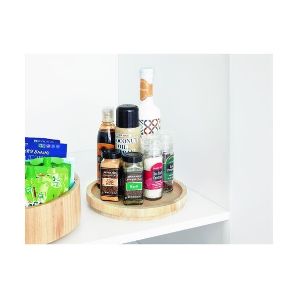 Koka grozāms garšvielu organizators Roundabout – iDesign/The Home Edit-image-1