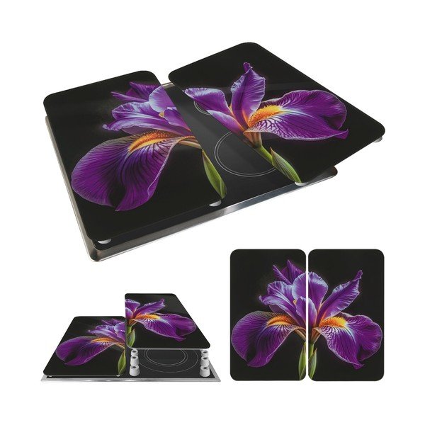 Rūdīta stikla plīts aizsargplāksnes (2 gab.) 52x30 cm Abdeckplatte  – Wenko-image-3