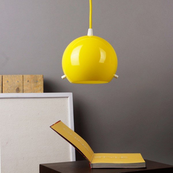Dzeltena piekaramā lampa Sotto Luce Myoo-image-1