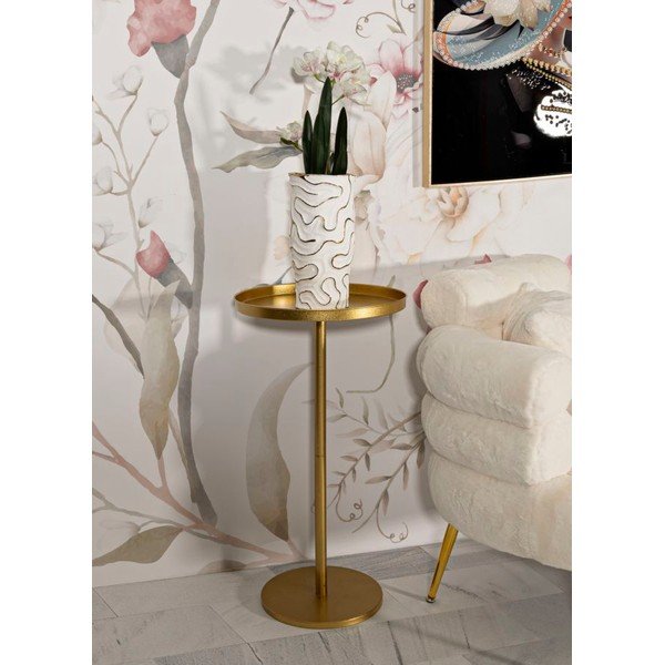 Metāla apaļš sānu galdiņš ø 51 cm Doha – Mauro Ferretti-image-1