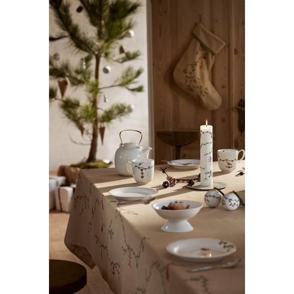 Porcelāna Ziemassvētku eglītes bumbiņa ø 6 cm Hammershøi Christmas Bauble 2025 – Kähler Design-image-3