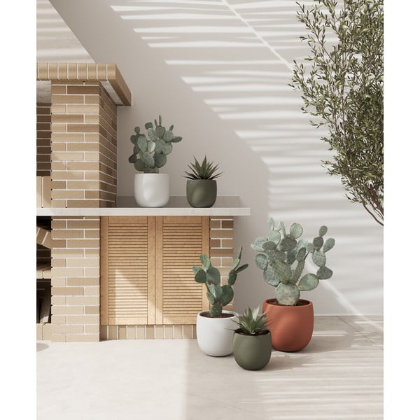 Keramikas ar rokām radīts puķu pods ø 20 cm Aura – Artevasi-image-2