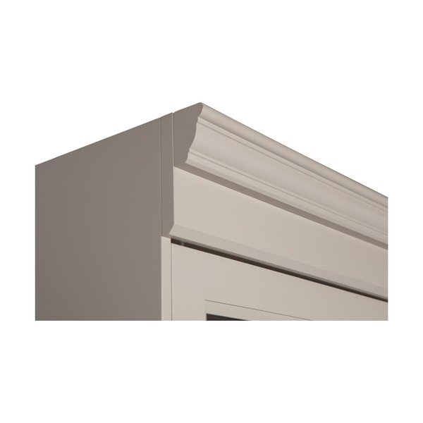 Pelēka priedes masīvkoka vitrīna 54x215 cm Chow – vtwonen-image-4