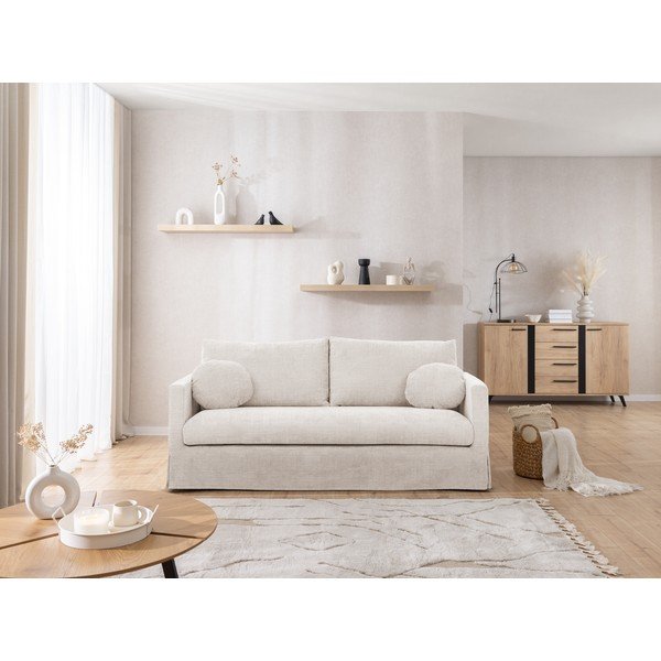 Krēmkrāsas dīvāns 195 cm Paphos – Ropez-image-4