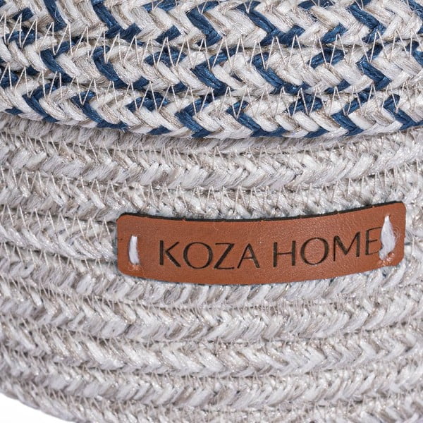 Auduma dekoratīvā uzglabāšanas kaste ar vāku – Mioli Decor-image-3