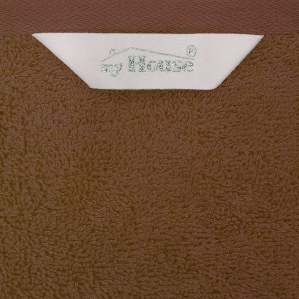 Brūns kokvilnas dvielis 140x70 cm Darwin – My House-image-1