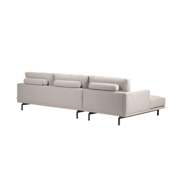 Bēšs stūra dīvāns Kave Home Galene, kreisais stūris, 254 cm-image-4
