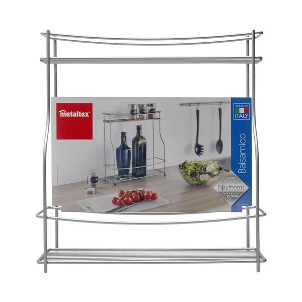 Garšvielu plaukts ar 2 līmeņiem Metaltex Balsamico-image-4